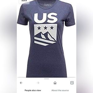 Spyder U.S. Ski Team Crest T-shirt, women’s XS, blue 3/ $15 or free w pu…